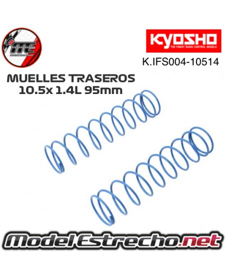 KYOSHO MUELLES TRASERO GRIS BIG BORE MP9