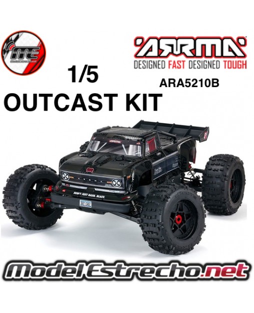 ARRMA OUTCAST 1/5 EXB EXTREME BASH ROLLER 4WD MONSTER STUNT TRUCK EN NEGRO 

Ref: ARA5210B