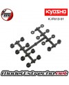 copy of SOPORTES DELANTEROS KYOSHO INFERNO MP9-MP10 ALUMINIO 22 Deg.