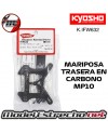 copy of SOPORTES DELANTEROS KYOSHO INFERNO MP9-MP10 ALUMINIO 22 Deg.