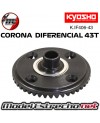 CORONA DIFERENCIAL 43T KYOSHO INFERNO MP9 - MP10

Ref: IF406-43