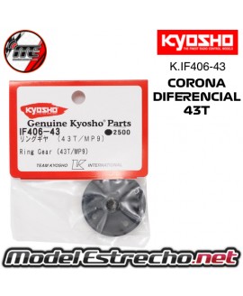 CORONA DIFERENCIAL 43T KYOSHO INFERNO MP9 - MP10

Ref: IF406-43