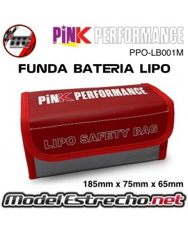 BOLSA O FUNDA BATERIA LIPO IGNIFUGA PINK PERFORMANCE

Ref: PPO-LB001M