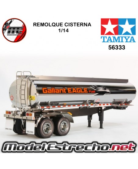 REMOLQUE CISTERNA DE 2 EJES GALLANT EAGLE 1:14