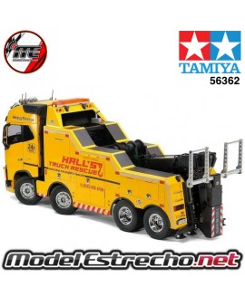 TAMIYA VOLVO FH16 GLOBETROTTER 750 8X4 GRUA CAMIONES