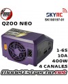 CARGADOR SKYRC BALANCEADOR Q200 NEO LIPO 1-6S 10A 200W AC 4 SALIDAS