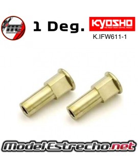 copy of TRAVESAÑOS 0 Deg. PORTA MANGUETA DELANTERO KYOSHO INFERNO MP10 BRONCE