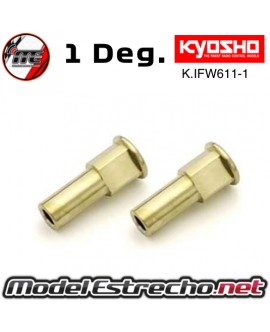 copy of TRAVESAÑOS 0 Deg. PORTA MANGUETA DELANTERO KYOSHO INFERNO MP10 BRONCE