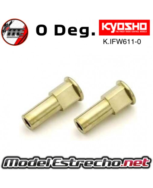 TRAVESAÑOS 0 Deg. PORTA MANGUETA DELANTERO KYOSHO INFERNO MP10 BRONCE