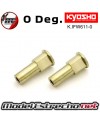 TRAVESAÑOS 0 Deg. PORTA MANGUETA DELANTERO KYOSHO INFERNO MP10 BRONCE