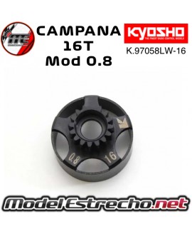 CAMPANA DE EMBRAGUE 16T SP KYOSHO Mod 0.8 K.97058LW-16