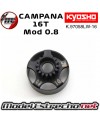 CAMPANA DE EMBRAGUE 16T SP KYOSHO Mod 0.8 K.97058LW-16