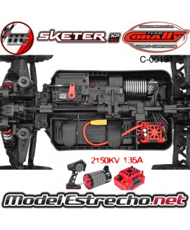 TEAM CORALLY SKETER XL4S MONTER TRUCK EP RTR BRUSHLESS POWER 4S C-00191