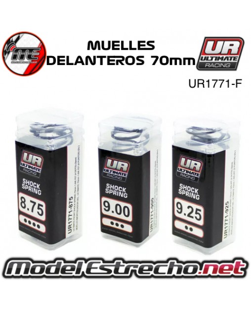 SET MUELLES AMORTIGUADORES DEL. ULTIMATE 70mm (6U.) UR1771-F