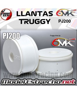 LLANTAS 6MIK TRUGGY BLANCA (2U.) PJ200