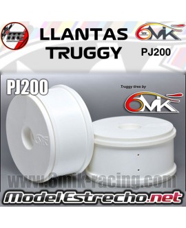 LLANTAS 6MIK TRUGGY BLANCA (2U.) PJ200