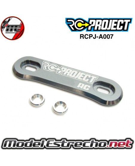 PLACA SOPORTE ALERON RCPROJECT GRIS RCPJ-A007