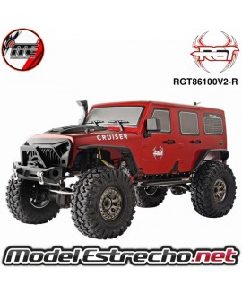 COCHE CRAWLER ROCK CRUISER 1/10 RGT86100-R V2 4x4 WATERPROOF ROJO RTR RGT86100V2-R