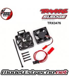KIT SOPORTE Y VENTILADOR TRAXXAS SLEDGE  3476