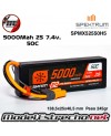 BATERIA SPEKTRUM 5000MAH 50C 7.4v. 2S CARCASA DURA  SPMX52S50H5