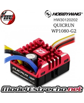 HOBBYWING QUICRUN 1080-G2 WP 80A. CRAWLER BRUSHED ESC 1:8 & 1:10 HW30120202