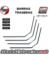 SET BARRAS ESTABILIZADORAS ULTIMATE TRASERAS MUGEN, ASSOCIATED, XRAY (4U.) UR1782