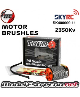 MOTOR BRUSHLESS TORO X8 PRO 2350Kv 1/8 BUGGY SKYRC SK400009-11