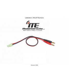 CABLE DE CARGA BANANA 4 mm A MINI TAMIYA