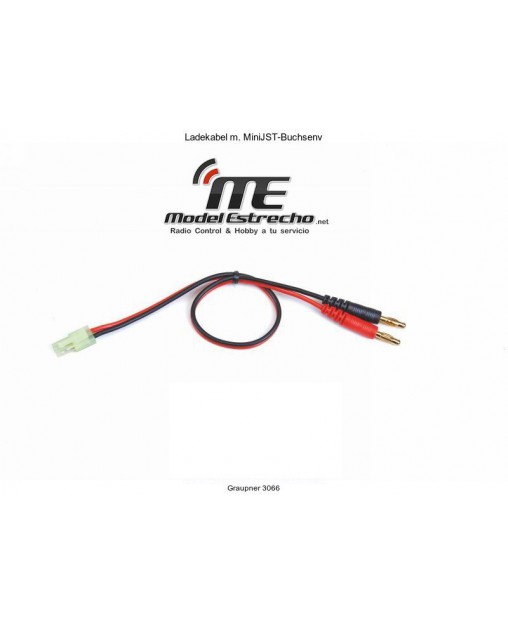 CABLE DE CARGA BANANA 4 mm A MINI TAMIYA