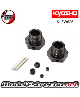 HEXAGONOS DE RUEDA KYOSHO INFERNO MP9 - MP10 IFW625