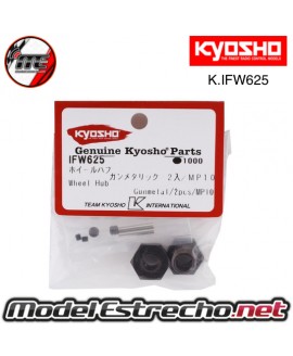 HEXAGONOS DE RUEDA KYOSHO INFERNO MP9 - MP10 IFW625