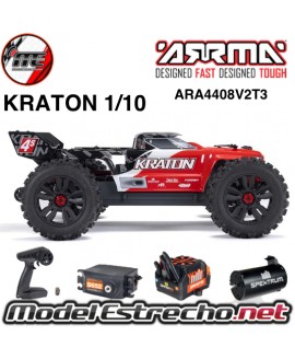 RRMA KRATON V2 TRUGGY BRUSHLESS 4S 4WD 1/10 ROJO ARA4408V2T3