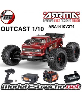 ARRMA OUTCAST 1/10 4x4 4S V2 BLX STUNT
