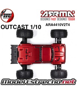 ARRMA OUTCAST 1/10 4x4 4S V2 BLX STUNT