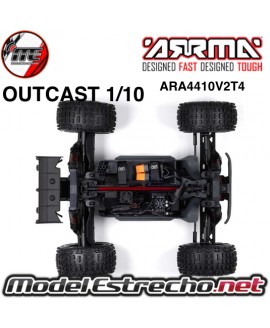 ARRMA OUTCAST 1/10 4x4 4S V2 BLX STUNT