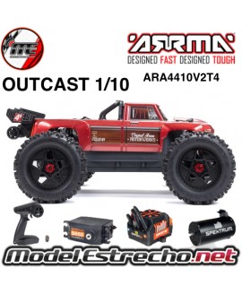 ARRMA OUTCAST 1/10 4x4 4S V2 BLX STUNT