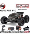 ARRMA OUTCAST 1/10 4x4 4S V2 BLX STUNT TRUCK RTR GUNMETAL ARA4410V2T3