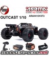 ARRMA OUTCAST 1/10 4x4 4S V2 BLX STUNT TRUCK RTR GUNMETAL ARA4410V2T3