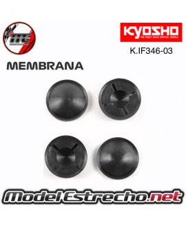 MEMBRANAS AMORTIGUADORES KYOSHO BIG SHOCKS (4U.) IF346-03