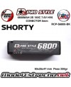 BATERIA SHORTY 6800MAH 150C 7.6v. HV6 BLACK SERIES RC PROSTYLE RCP-S6800-BK