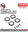 JUNTAS Y TORNILLOS TAPA AMORTIGUADOR KYOSHO INFERNO MP9 TKI4 MP10 K.IFW469-01