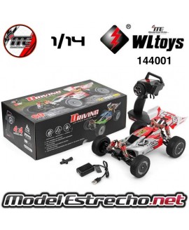 COCHE ELECTRICO RTR 1/14 BUGGY 4WD 2.4 MOTOR 550 60Km/h WLTOYS

Ref: 144001