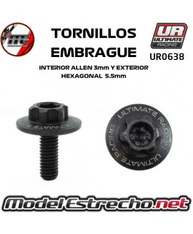 TORNILLO EMBRAGUE EN ACERO DE ALTA CALIDAD ULTIMATE (2U.) UR0638