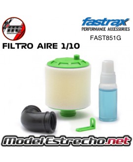 FILTRO DE AIRE FASTRAX 1/10 VERDE COMPLETO FAST851G