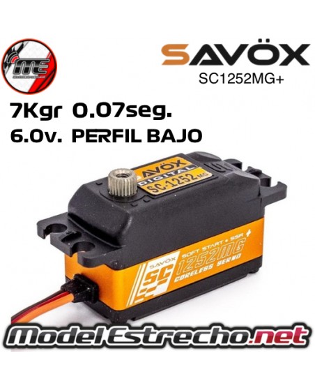 SERVO SAVOX SC1251MG PERFIL BAJO