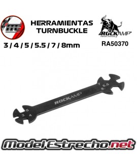 HERRAMIENTA TURNBUCKLE ROCKAMP 3 - 4 - 5 - 5.5 - 7 - 8mm RA50370