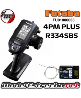 EMISORA FUTABA 4PM PLUS R334SB 2.4GHz FU01000033