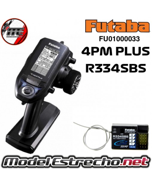EMISORA FUTABA 4PM PLUS R304SB 2.4GHz (05003191-3)