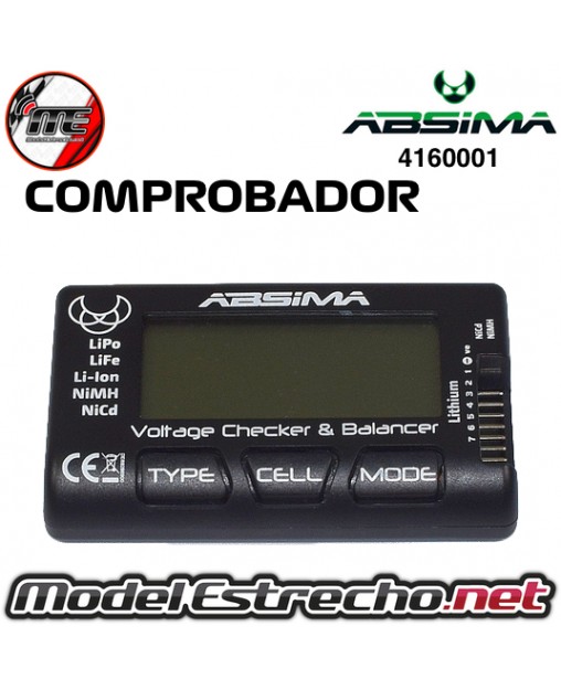 COMPROBADOR DE VOLTAJE DE BATERIA Y BALANCEADOR 4160001