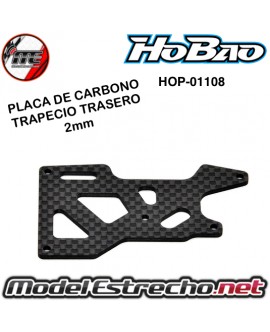 REFUERZO BRAZO INFERIOR TRASERO DE CARBONO 2mm HYPER HOBAO VS HOP-0108